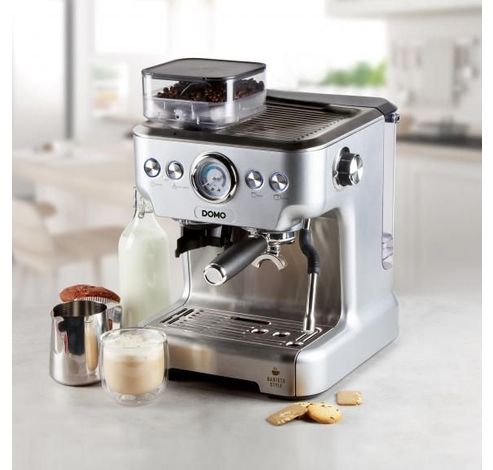 Espressomachine RVS 20bar  Domo