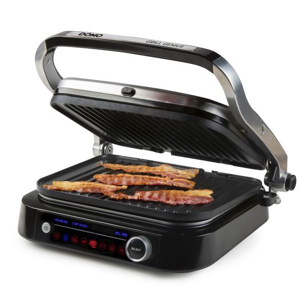 Domo Contactgrill Grill Genius met smart steak modus