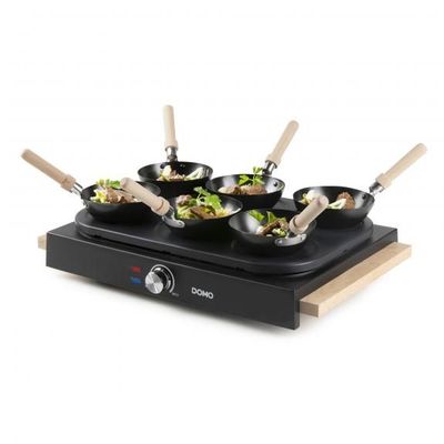 Wok party set hout 1000W - ILAG Domo