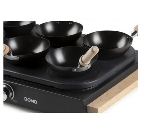 Wok party set en bois 1000W - ILAG  Domo