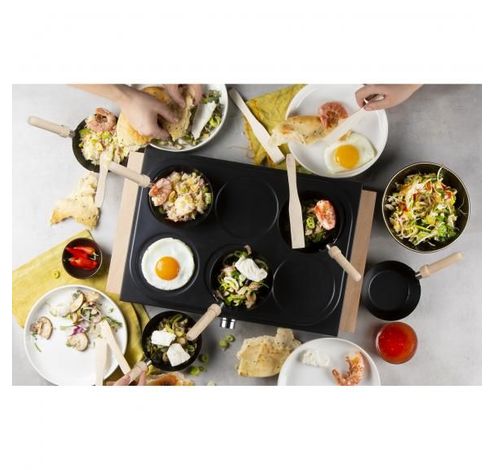 Wok party set en bois 1000W - ILAG  Domo