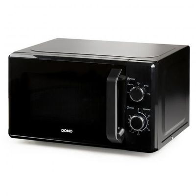 Microgolfoven zwart solo 20L 800W Domo