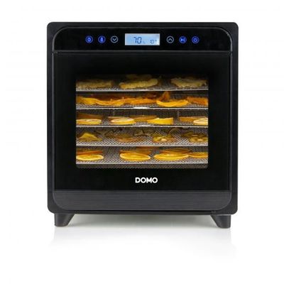 Voedseldroger inox 8 leggers  Domo