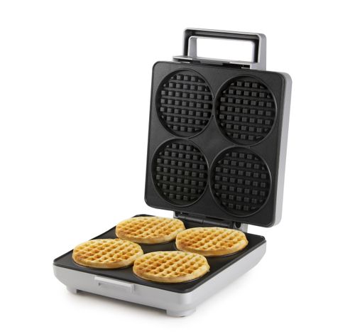 Wafelijzer Wafflelicious - voor 4 ronde wafels  Domo