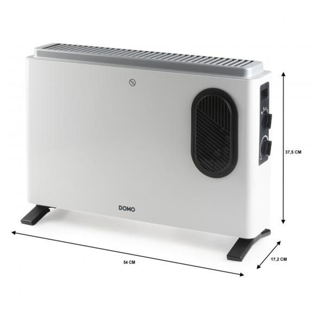 Domo Bijverwarming Convector verwarming turbo