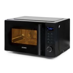 Domo Four à micro-ondes noir - combi - 23L 