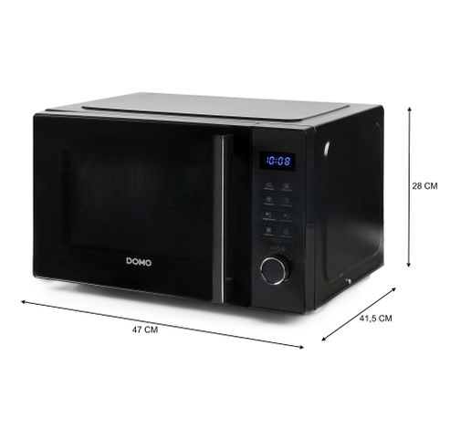 Microgolfoven zwart - combi - 23L  Domo