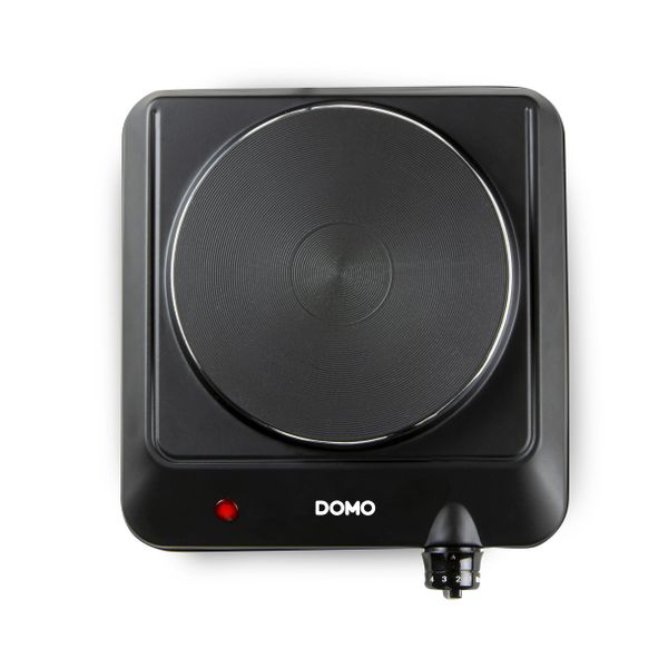 Domo DO30110KP Kookplaat 1 pit zwart 1500W