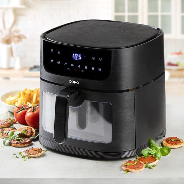 Domo Deli-fryer met kijkvenster - 8 L - 1800 W