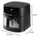 Domo Deli-fryer met kijkvenster - 8 L - 1800 W