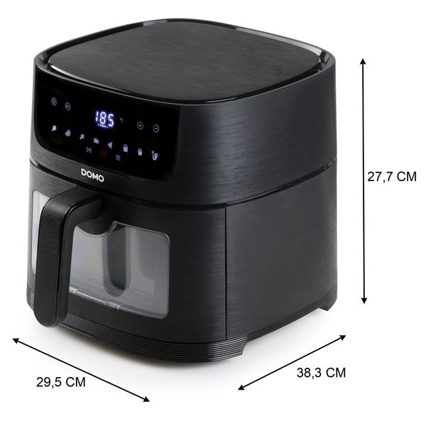 Domo Deli-fryer met kijkvenster - 6 L - 1500 W