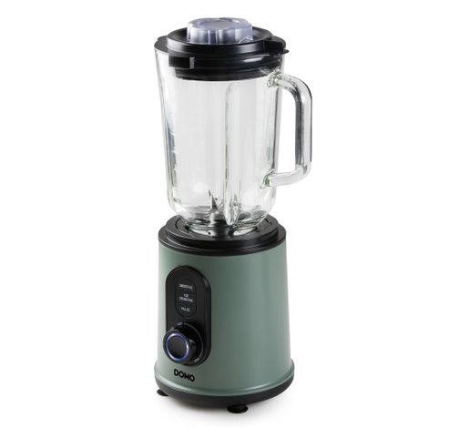 Mixeur Blend & Balance avec pichet en verre de 1,5 L et tasse - 800 W - vert  Domo