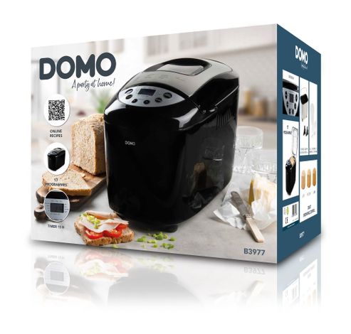 Machine à pain DOMO 1000-1250-1500gr - 17 programmes - y compris programme sans gluten  Domo