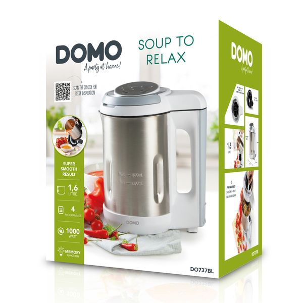 Domo Soepmaker - 1,6 L - 4 programma's