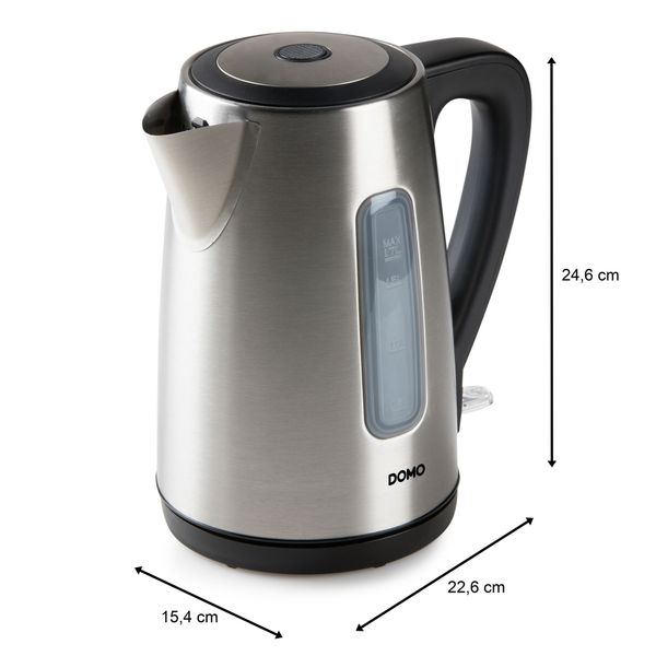 Domo Waterkoker - 1,7 L - inox