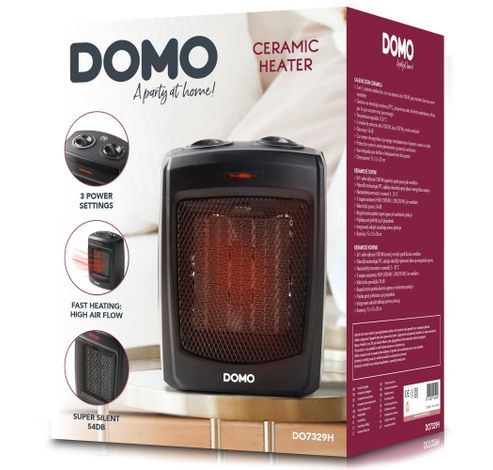 Chauffage céramique 2-en-1 - 1500 W  Domo