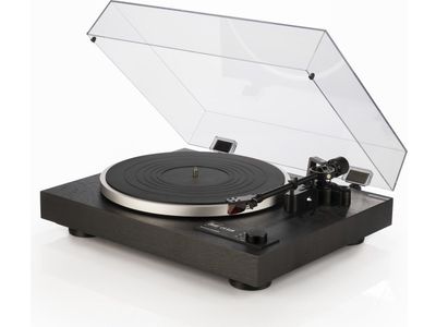 CS 518 Manuele HIFI Platenspeler Zwart 