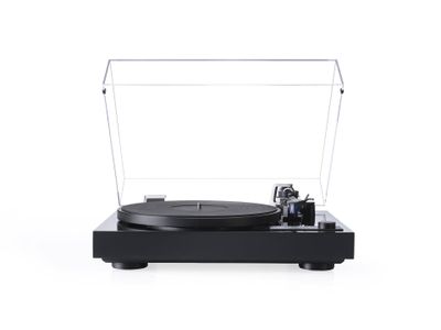 CS 618Q Hoogwaardige draaitafel met automatische hef- en stopfunctie Black