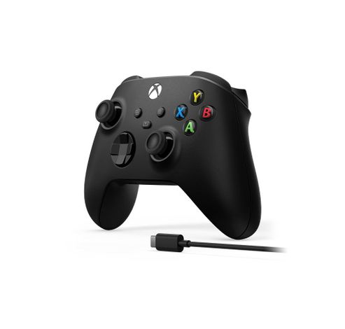 Xbox Wireless Controller (2020) + USB-C kabel Zwart  Microsoft