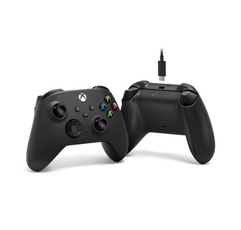 Xbox Wireless Controller (2020) + USB-C kabel Zwart  Microsoft