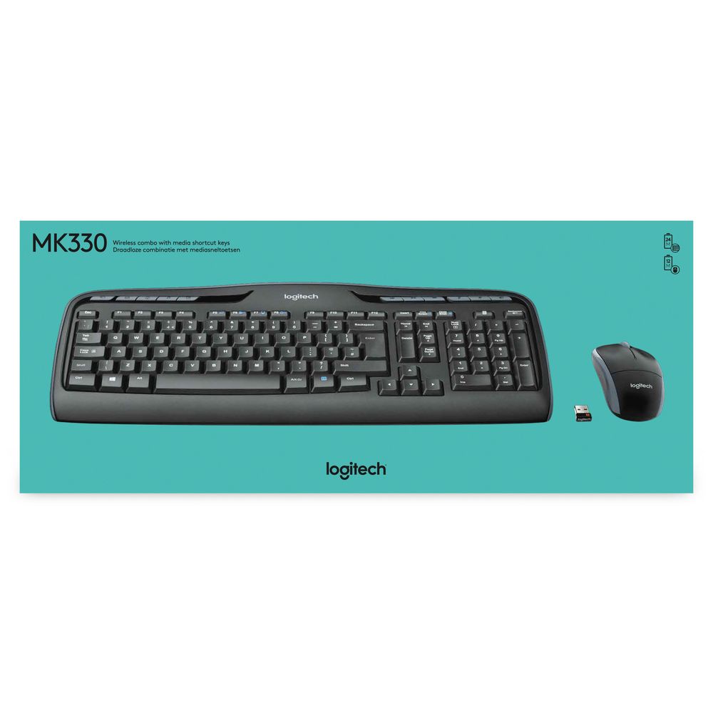 Logitech Toetsenbord- en muisset MK330