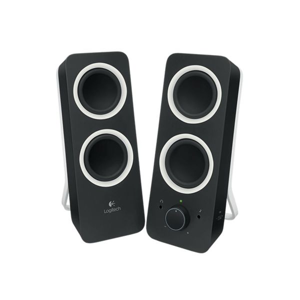 Logitech Z200 Stereo Speakers Midnight Black