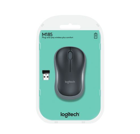 M185 Wireless Mouse Grey  Logitech