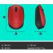 Logitech M171 Draadloze Muis rood