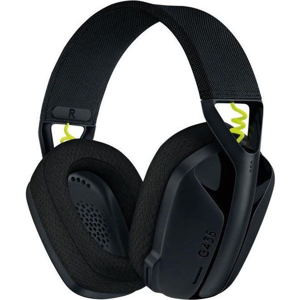 Logitech G435 Lightspeed Headset Black and Neon Yellow