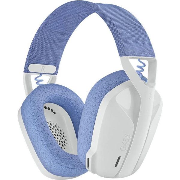 Logitech G435 Lightspeed Headset Off White and Lilac