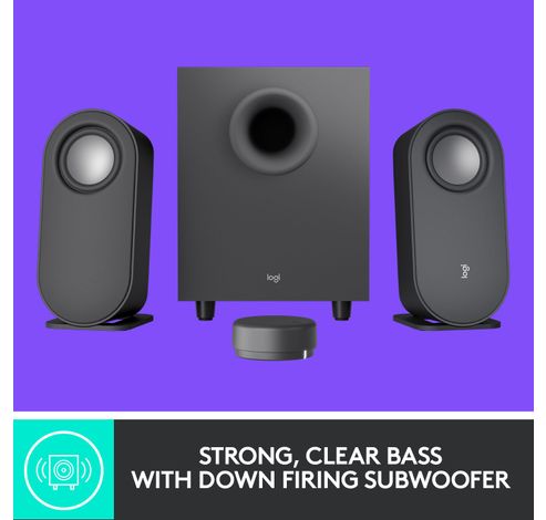 Z407 Bluetooth computerspeakers met subwoofer en draadloze bediening  Logitech