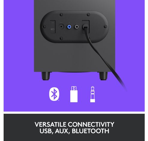 Z407 Bluetooth computerspeakers met subwoofer en draadloze bediening  Logitech