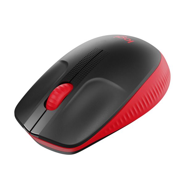 Logitech M190 Full-Size Wireless Mouse Red