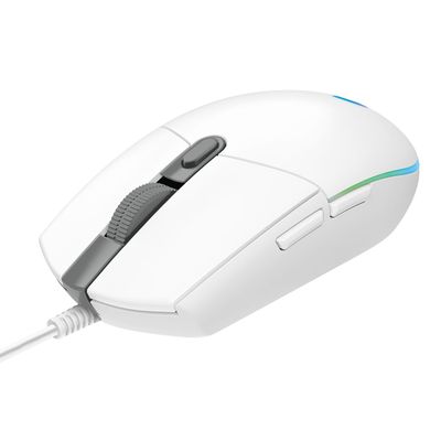 G203 Lightsync gaming mouse white  Logitech