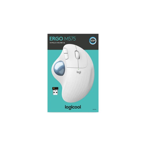 Logitech M575 ERGO Draadloze Trackball Muis White