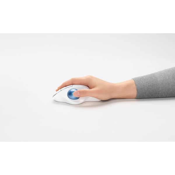 Logitech M575 ERGO Draadloze Trackball Muis White