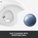 Logitech M575 ERGO Draadloze Trackball Muis White