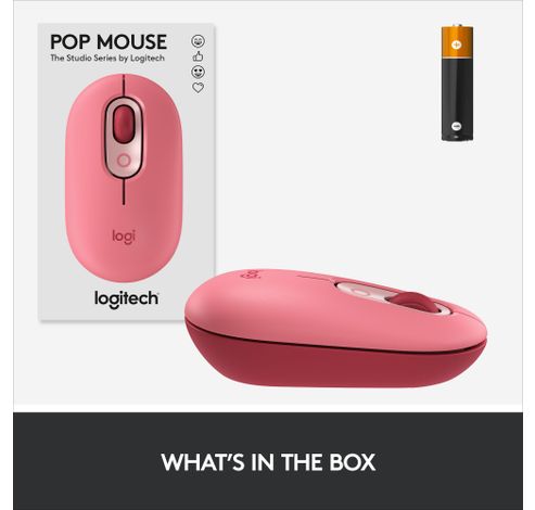 Logitech souris pop rose  Logitech