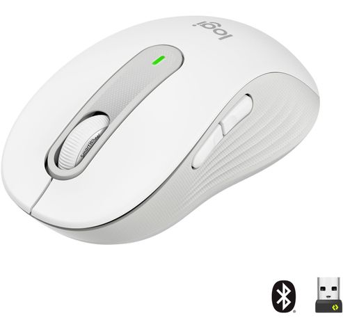 Logitech m650 signature mouse white  Logitech