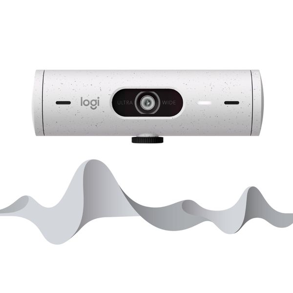 Logitech Brio 500 full hd webcam off-white