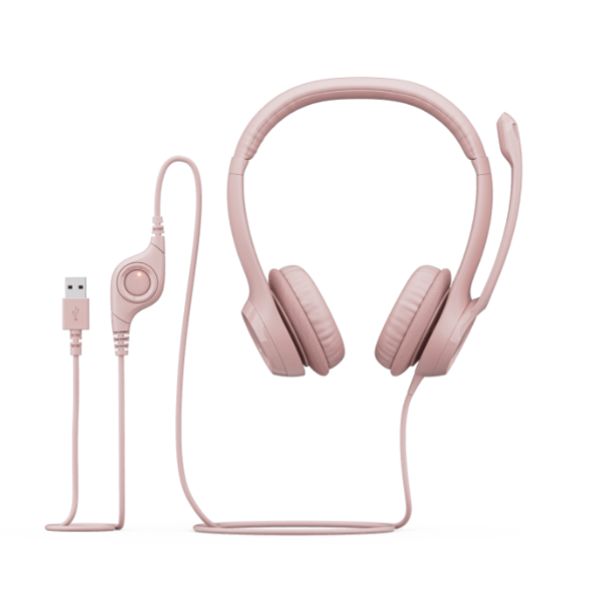 Logitech Logitech h390 headset rose