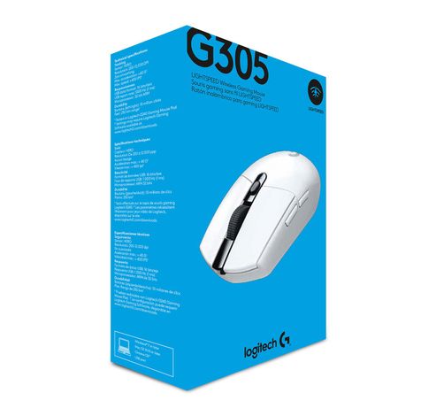 Logitech g305 gaming mouse, white, wirel  Logitech