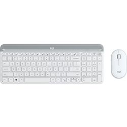 Logitech K470 Draadloos toetsenbord en muis combo Wit