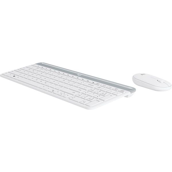 Logitech K470 Draadloos toetsenbord en muis combo Wit