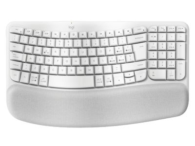 Wave Keys Draadloos Toetsenbord Ergonomisch Azerty 