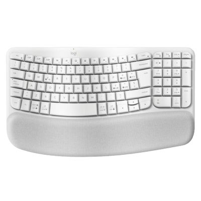 Wave Keys Draadloos Toetsenbord Ergonomisch Azerty   Logitech