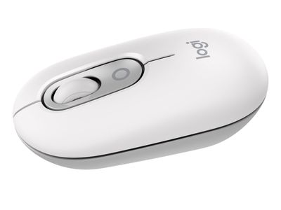 Logitech pop mouse with emoji off-white
