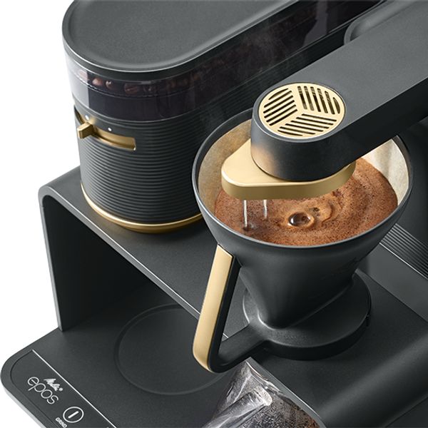 Epos Koffiemachine Zwart/Goud 