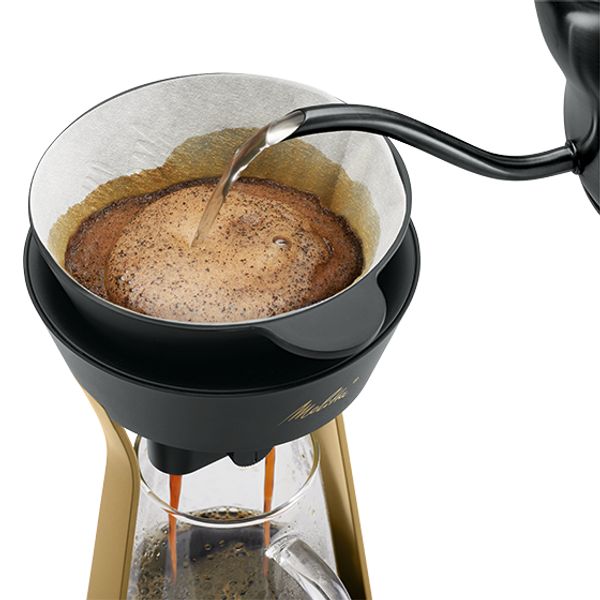 Amano pour-over koffiemaker Zwart Goud 