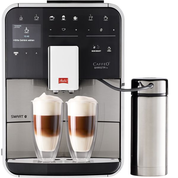 Melitta Barista TS Smart® F860-100 Volautomatische espressomachine Stainless Steel/Black